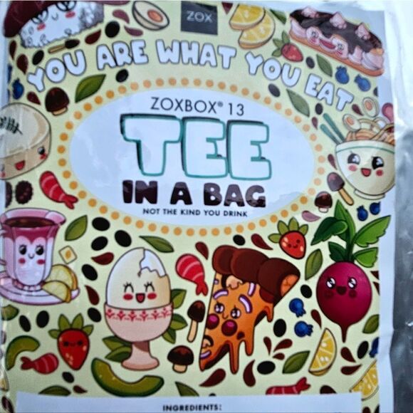 ZOX SHIRT YOURE EGGSCELENT ZOXBOX 13 Collectible MYSTERY TEE IN A BAG 100 made - Picture 14 of 14